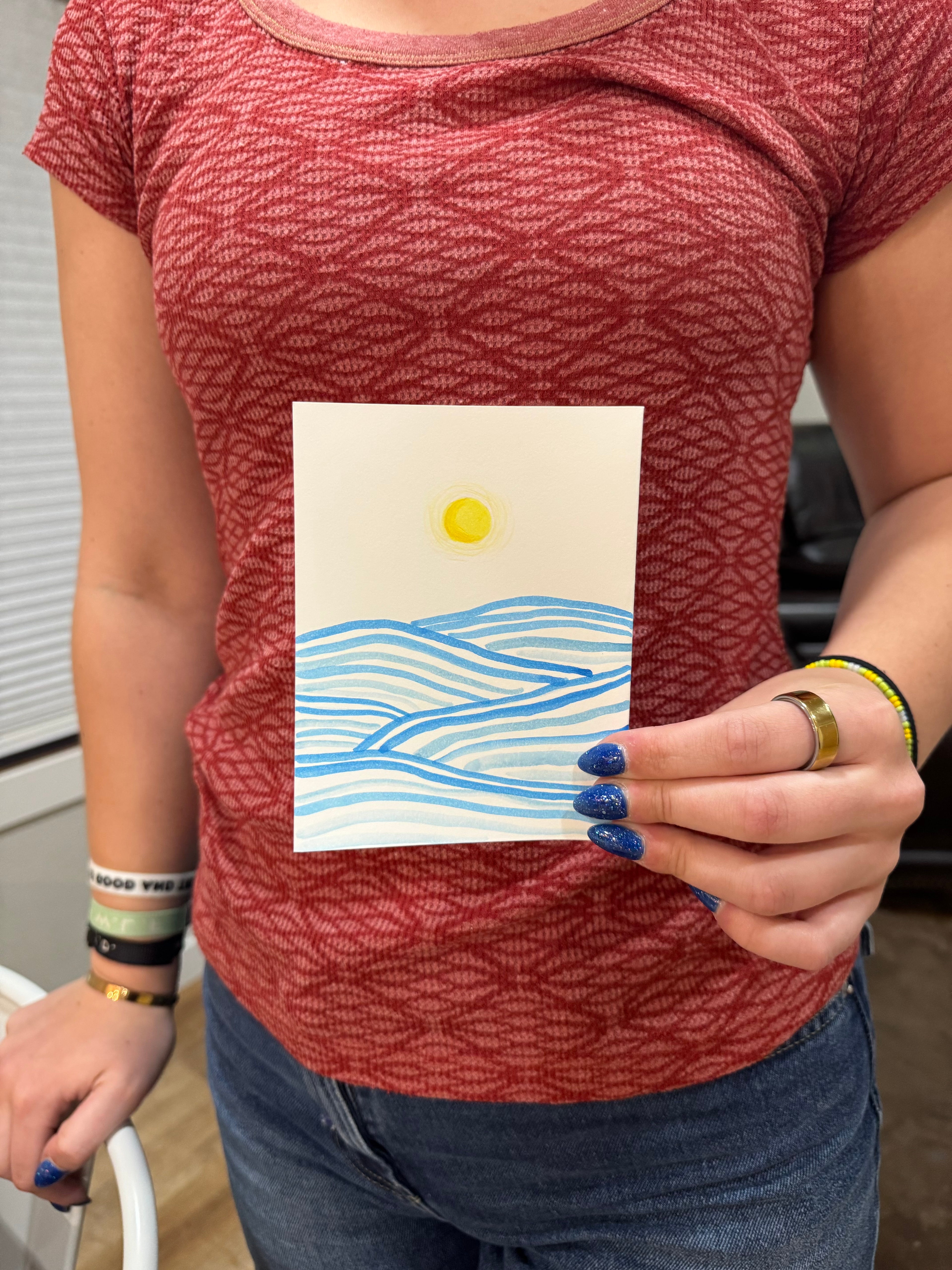 Ocean Waves Card