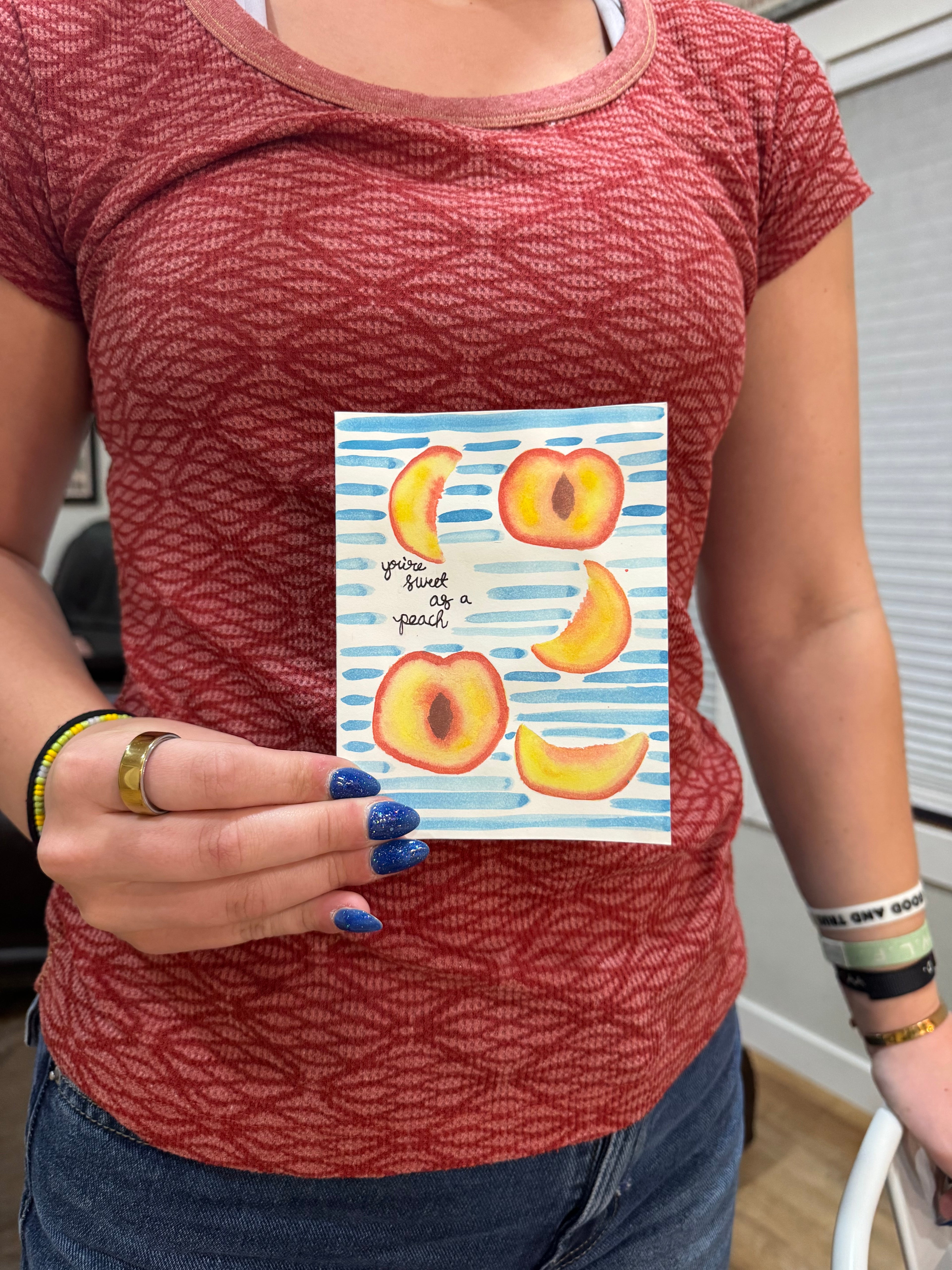 Sweet Peach Card