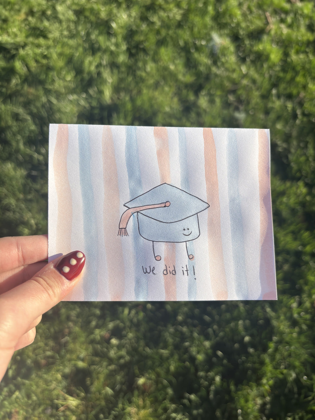 Grad Cap Card