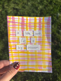 Plaid Card