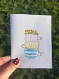 Tea Cups Card