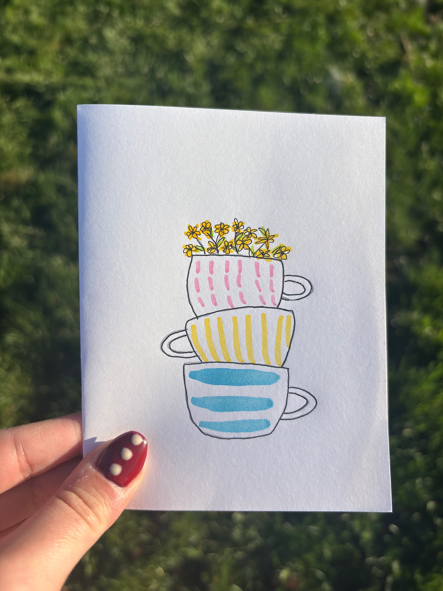 Tea Cups Card