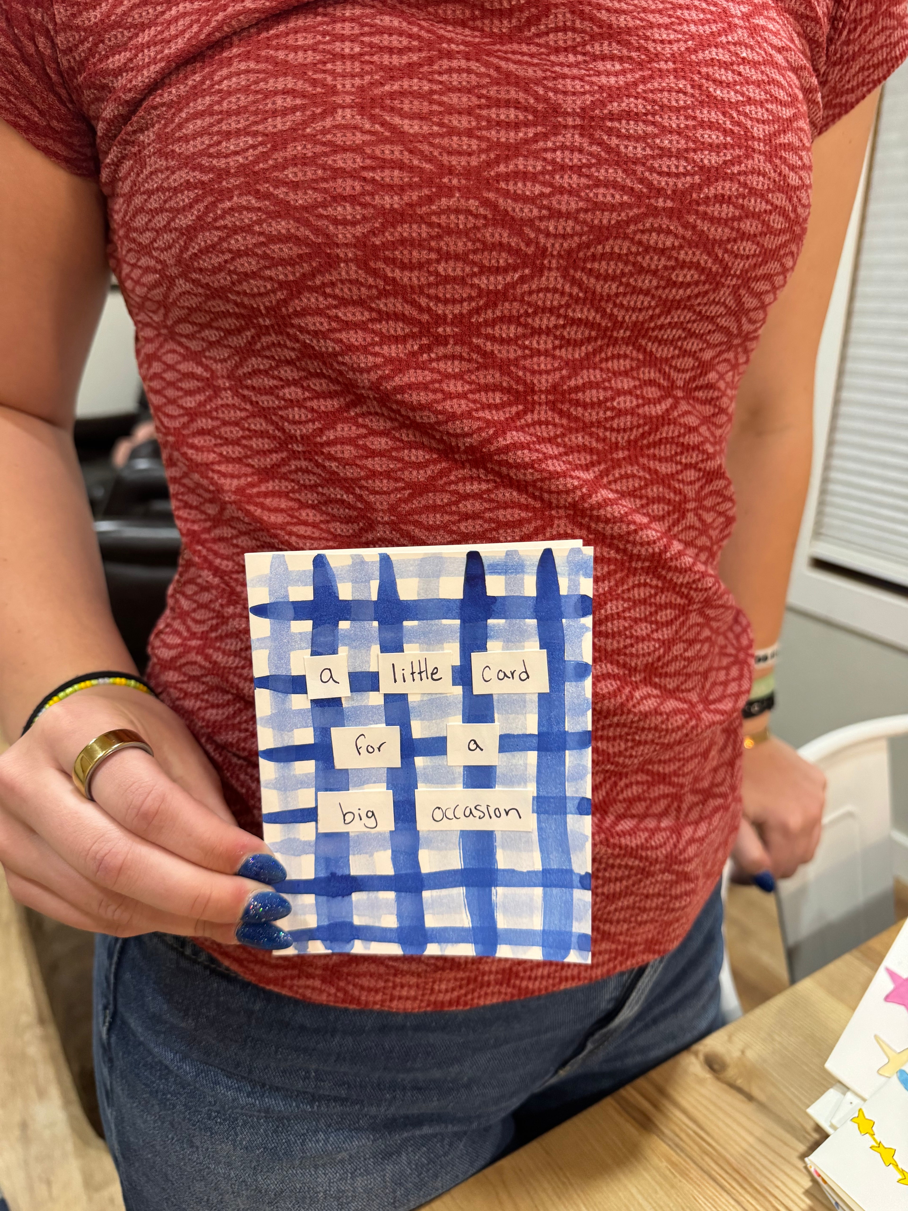 Plaid Card